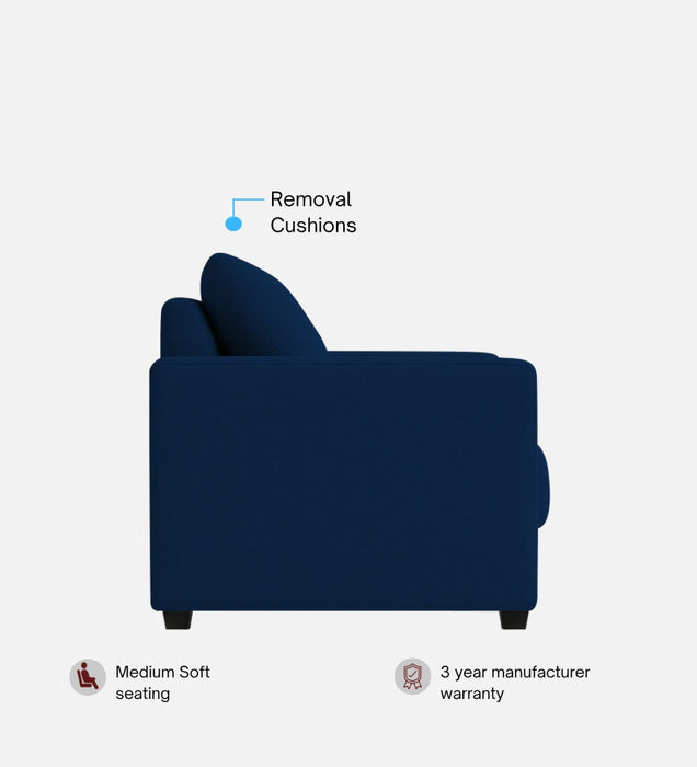 Enchant 2.0 Velvet 2 Seater Sofa In Celestial Blue Colour