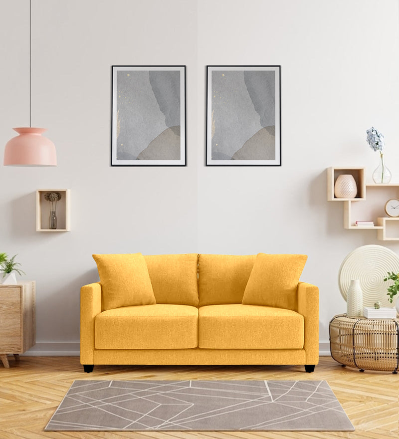 Enchant Fabric 2 Seater Sofa Grey