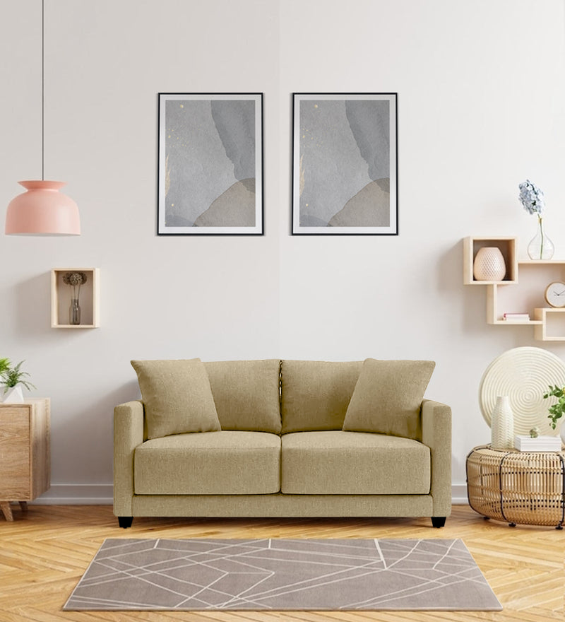 Enchant Fabric 2 Seater Sofa Grey