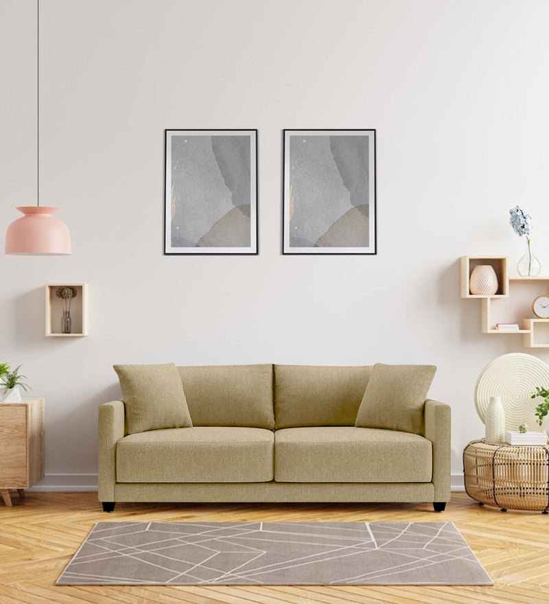 Enchant Fabric 2 Seater Sofa Grey