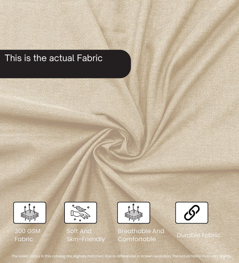 Enchant 2.0 Fabric 1 Seater Sofa In Silk Cream Colour