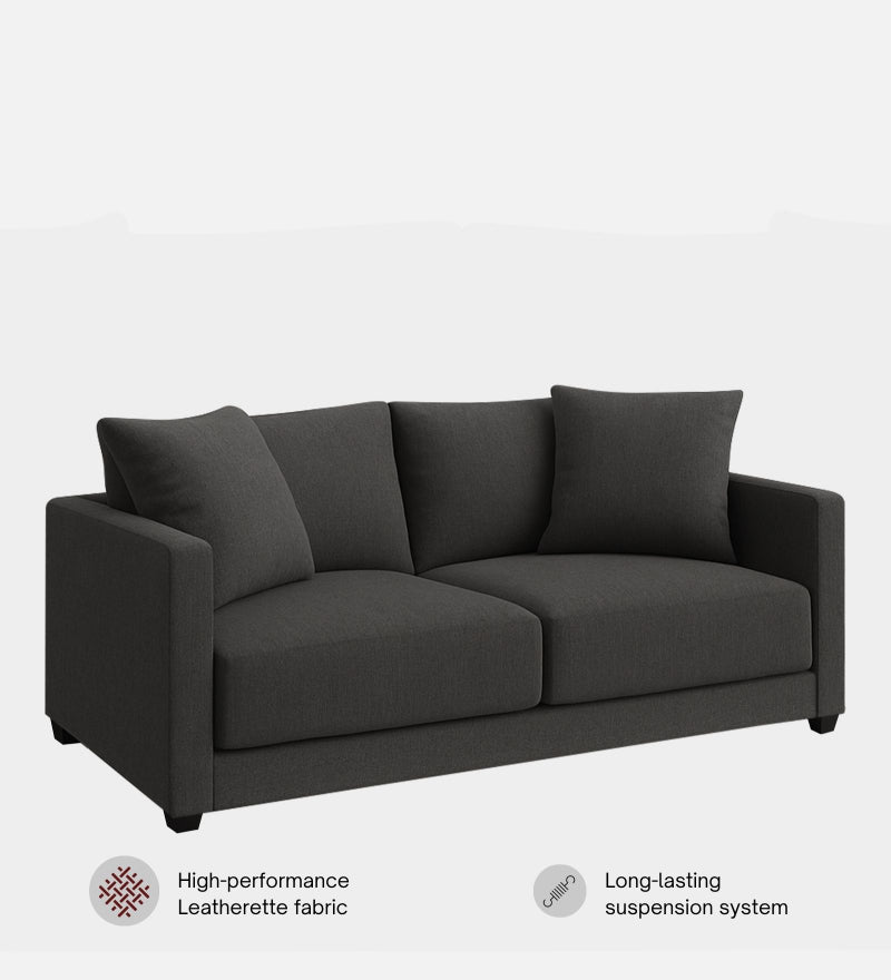 Enchant 2.0 Fabric 2 Seater Sofa In Steel Grey Colour