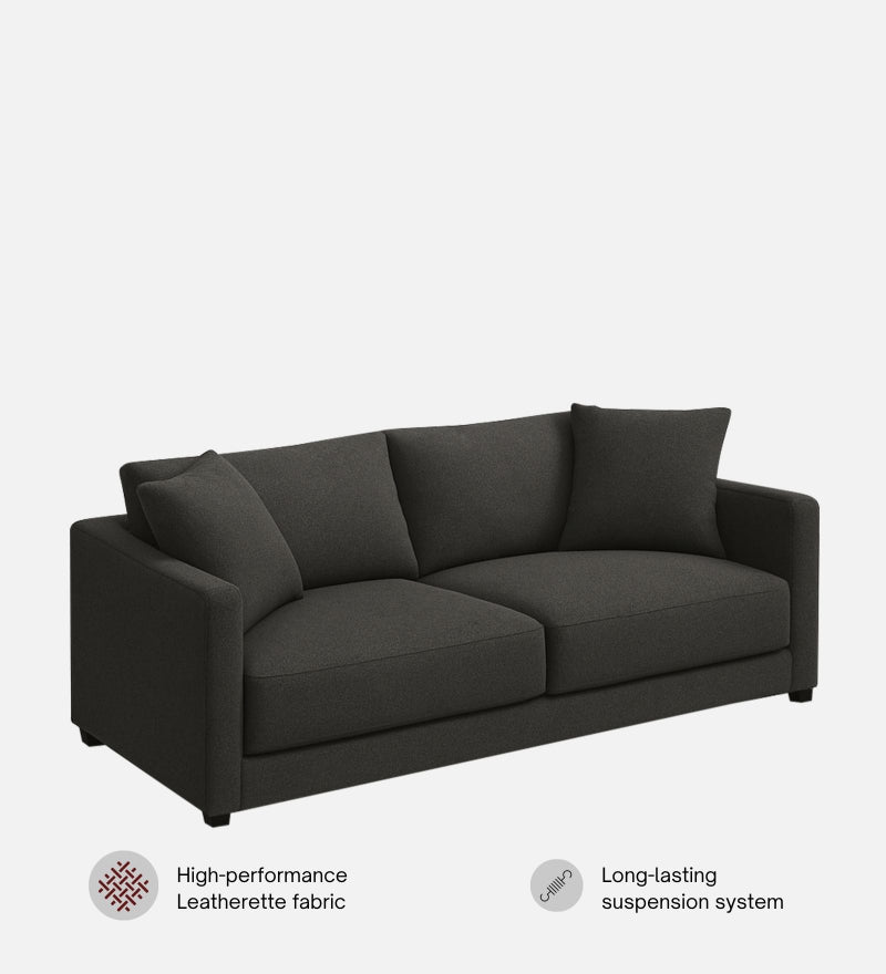 Enchant 2.0 Fabric 3 Seater Sofa In Steel Grey Colour
