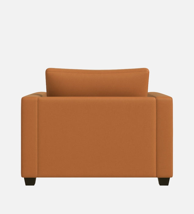 Enchant 2.0 Leatherette 1 Seater Sofa In Tan PU Colour