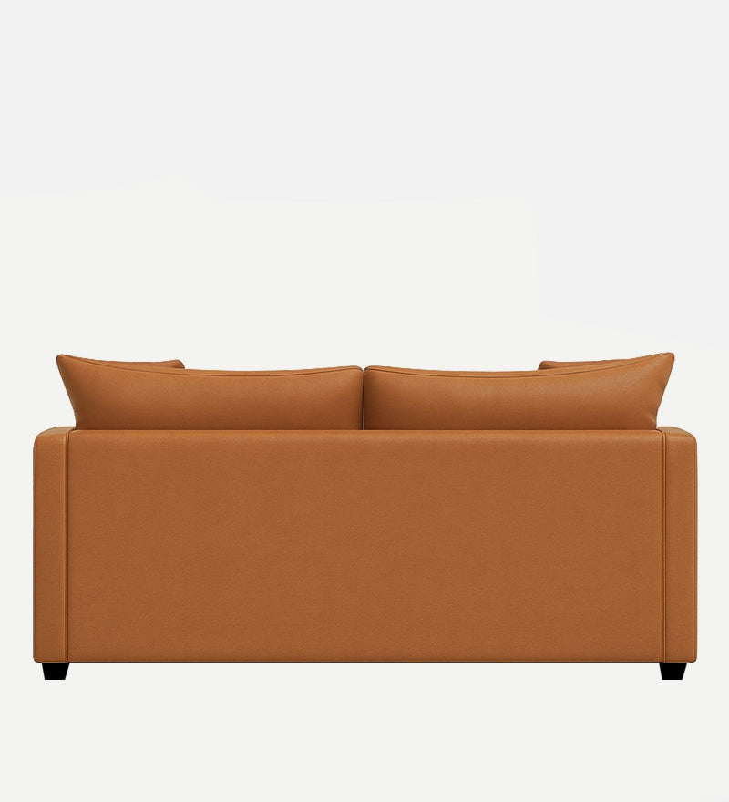 Enchant 2.0 Leatherette 2 Seater Sofa In Tan PU Colour