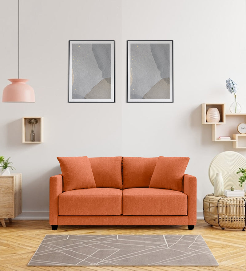 Enchant Fabric 2 Seater Sofa Grey