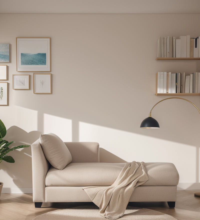 Ethos Luxury Fabric Lounger Sofa RHS