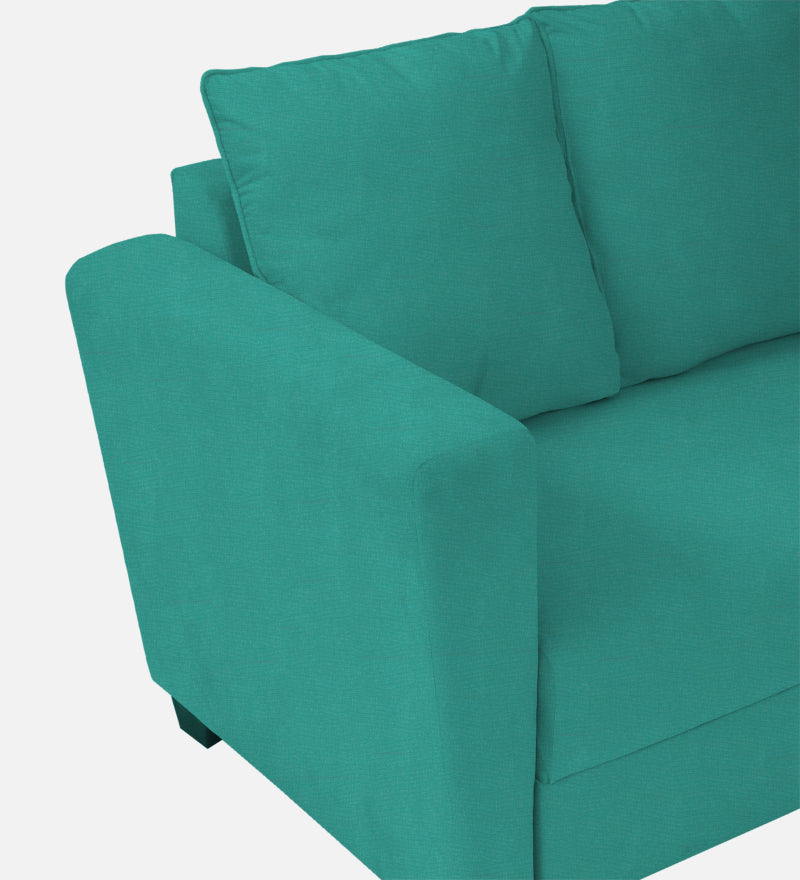 Ethos Fabric 1 Seater Sofa In Cerulean Blue Color