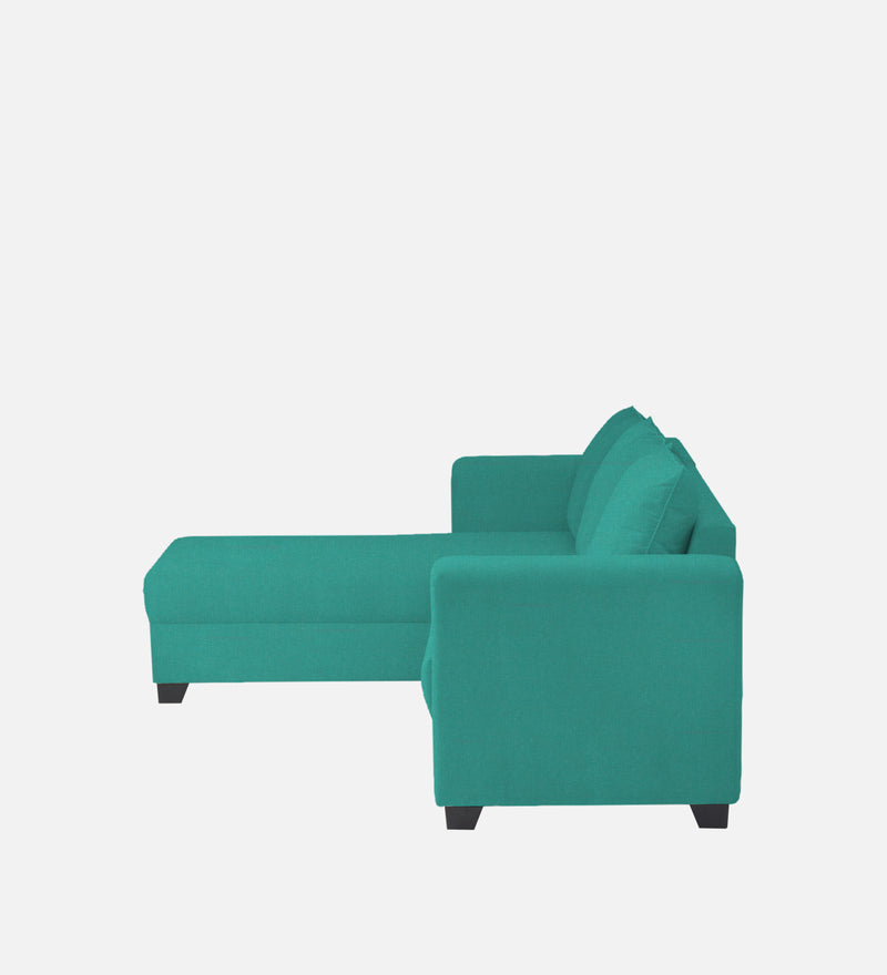 Ethos Fabric LHS 6 Seater Sofa In Cerulean Blue Color