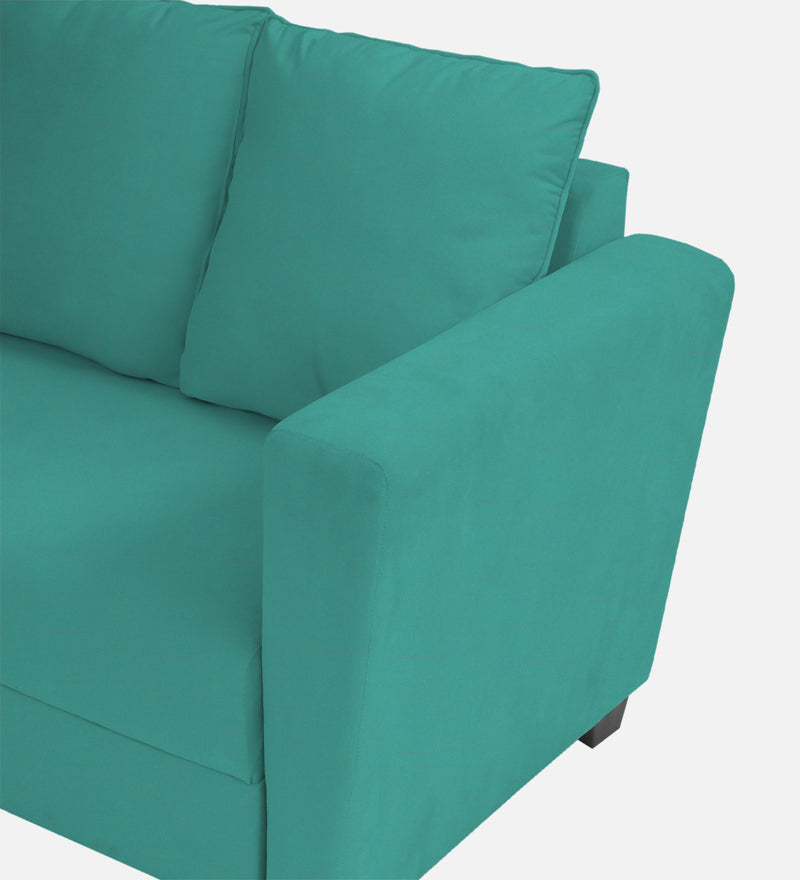 Ethos Fabric LHS 6 Seater Sofa In Cerulean Blue Color