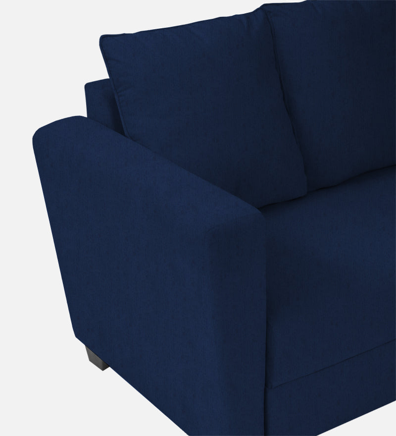 Ethos Fabric 1 Seater Sofa In Cool Cobalt Color