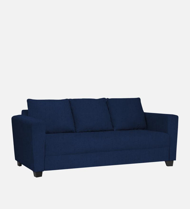 Ethos Fabric 3 Seater Sofa In Cool Cobalt Color