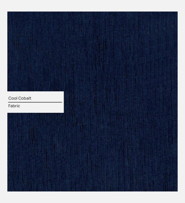 Ethos Fabric 3 Seater Sofa In Cool Cobalt Color
