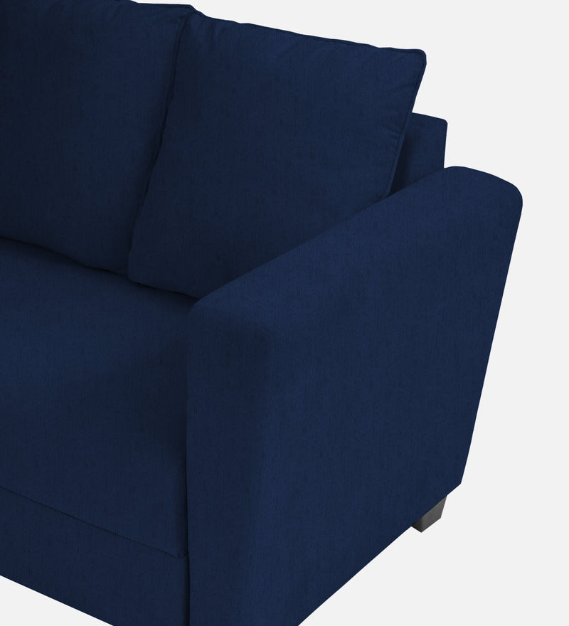 Ethos Fabric LHS 6 Seater Sofa In Cool Cobalt Color