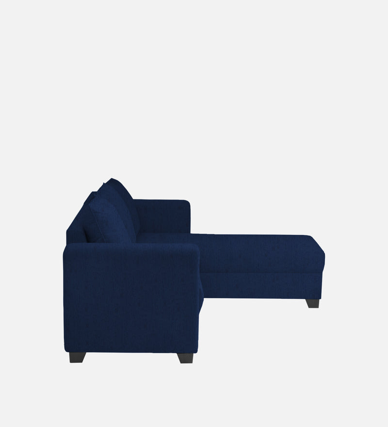 Ethos Fabric RHS 6 Seater Sofa In Cool Cobalt Color