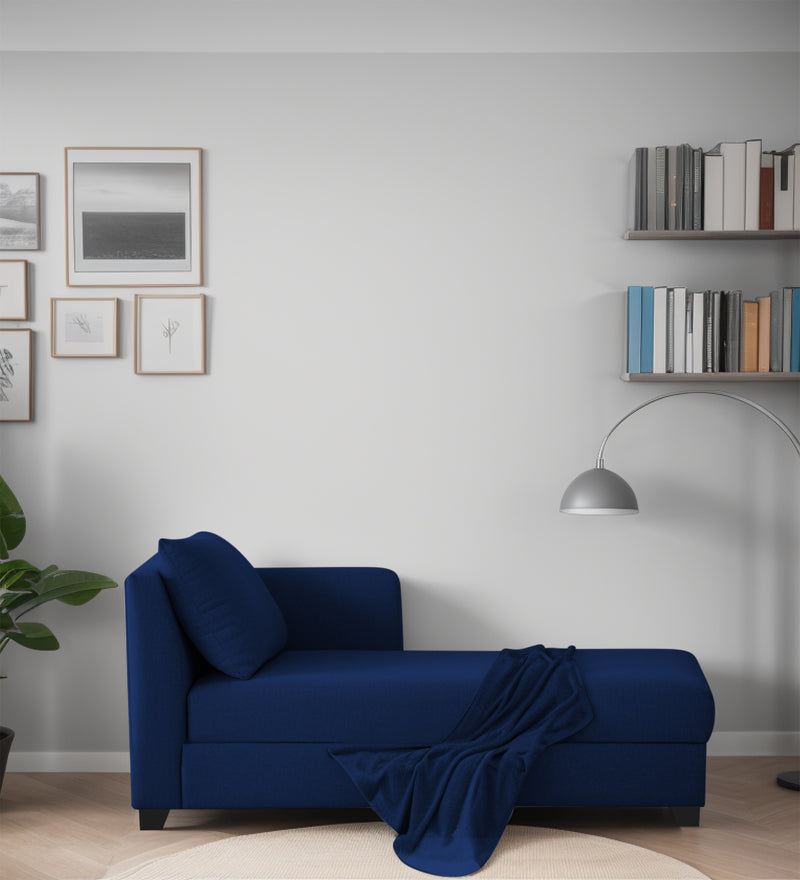 Ethos Luxury Fabric Lounger Sofa RHS