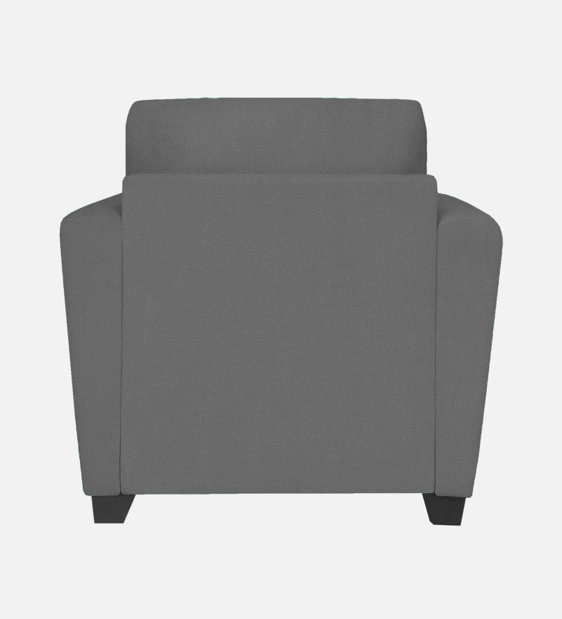 Ethos Fabric 1 Seater Sofa In Grey Color