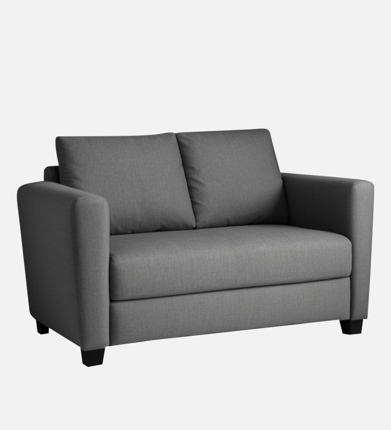 Ethos Fabric 2 Seater Sofa In Grey Color