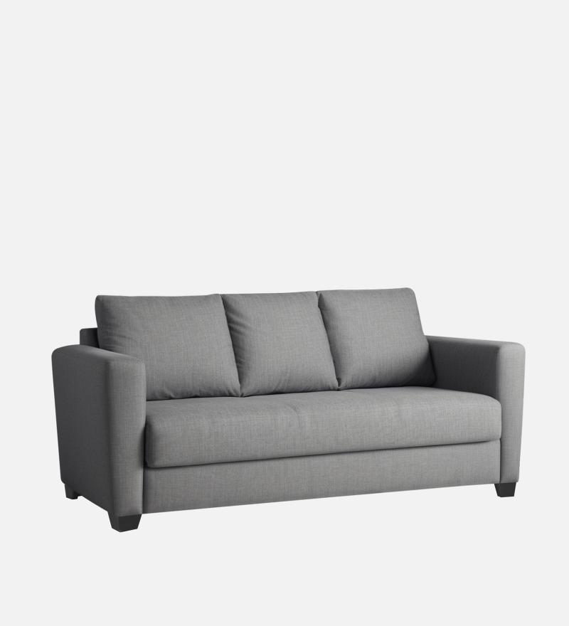 Ethos Fabric 3 Seater Sofa In Grey Color