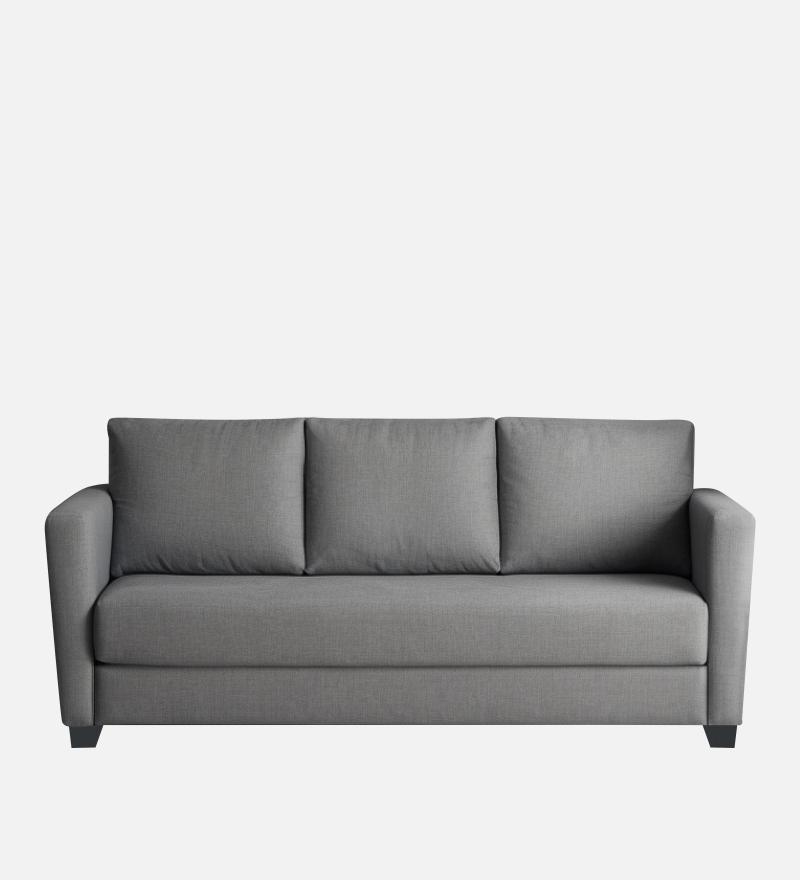 Ethos Fabric 3 Seater Sofa In Grey Color