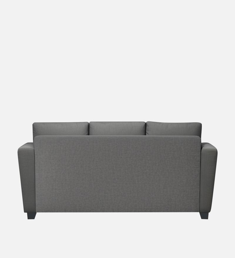 Ethos Fabric 3 Seater Sofa In Grey Color