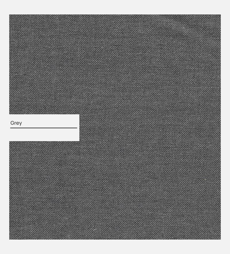 Ethos Fabric 3 Seater Sofa In Grey Color