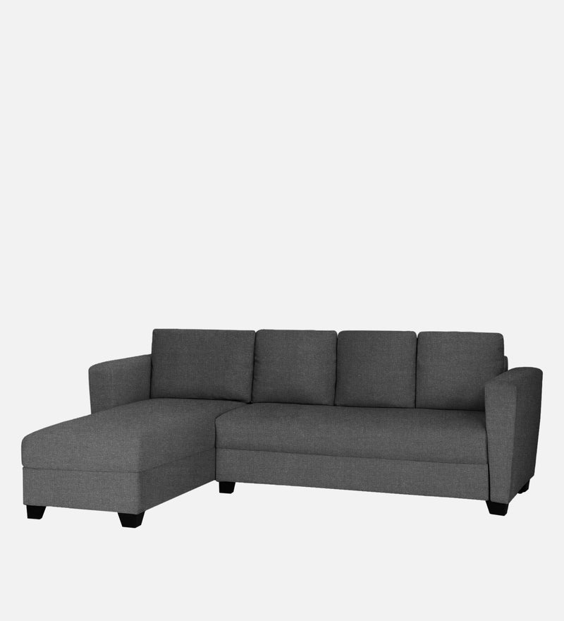 Ethos Fabric LHS 6 Seater Sofa In Grey Color