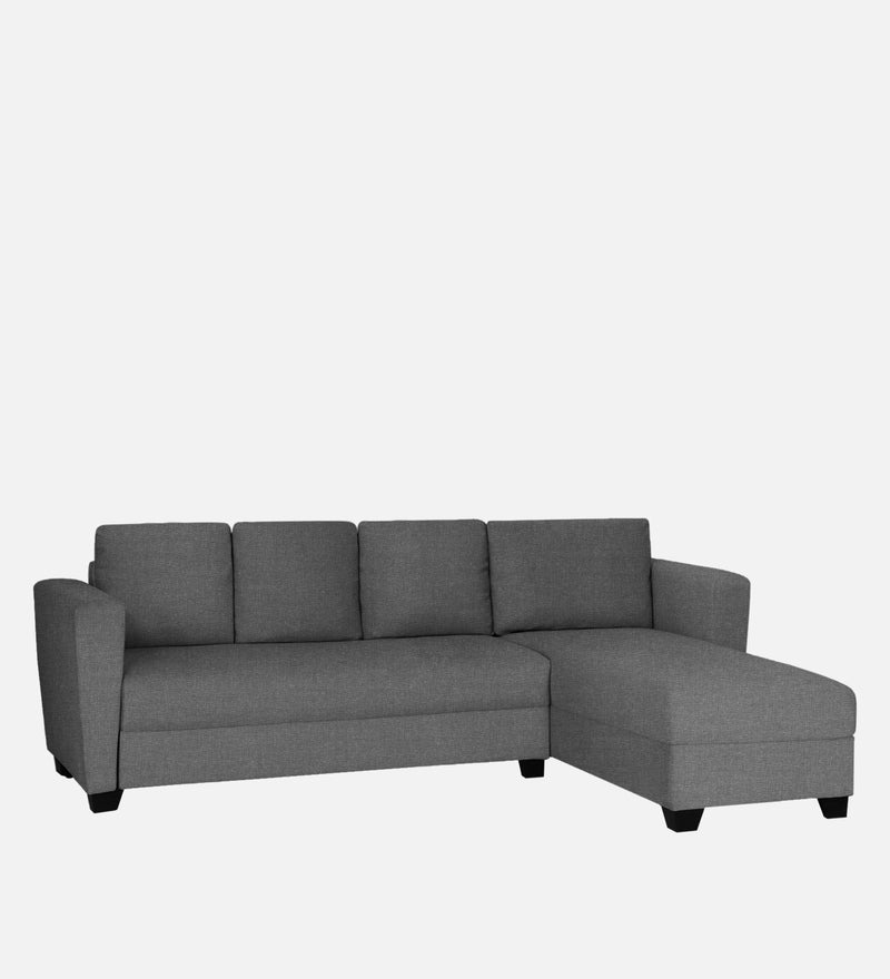 Ethos Fabric RHS 6 Seater Sofa In Grey Color