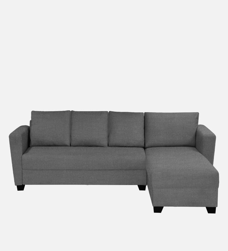 Ethos Fabric RHS 6 Seater Sofa In Grey Color