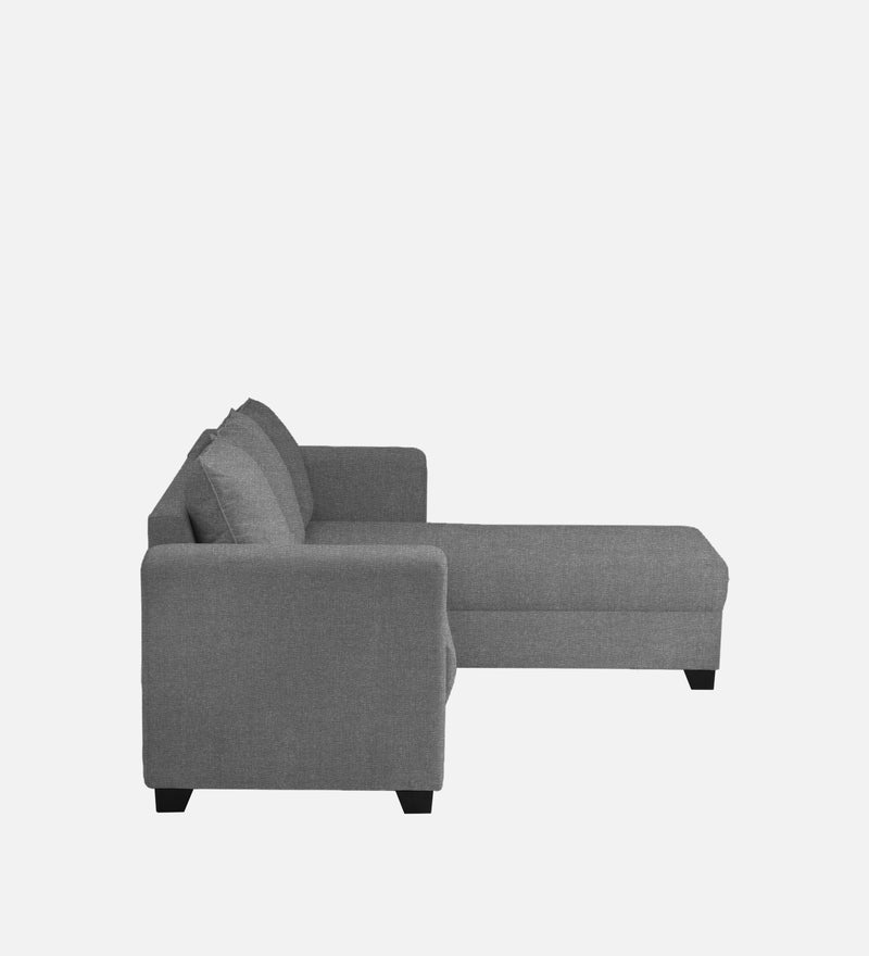 Ethos Fabric RHS 6 Seater Sofa In Grey Color