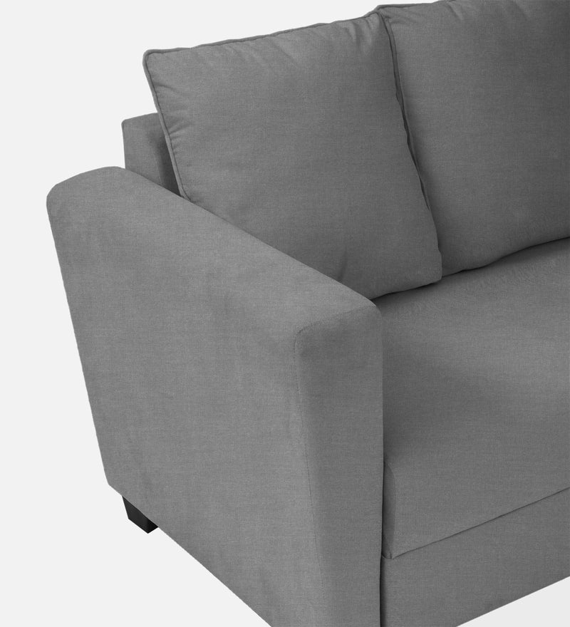 Ethos Fabric RHS 6 Seater Sofa In Grey Color