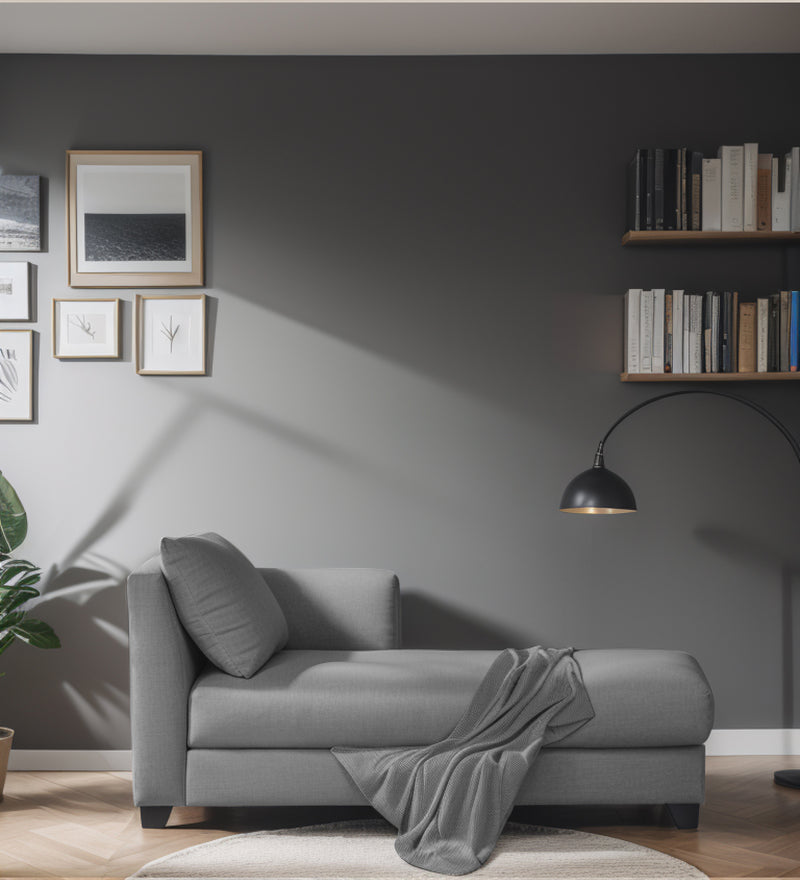 Ethos Luxury Fabric Lounger Sofa RHS