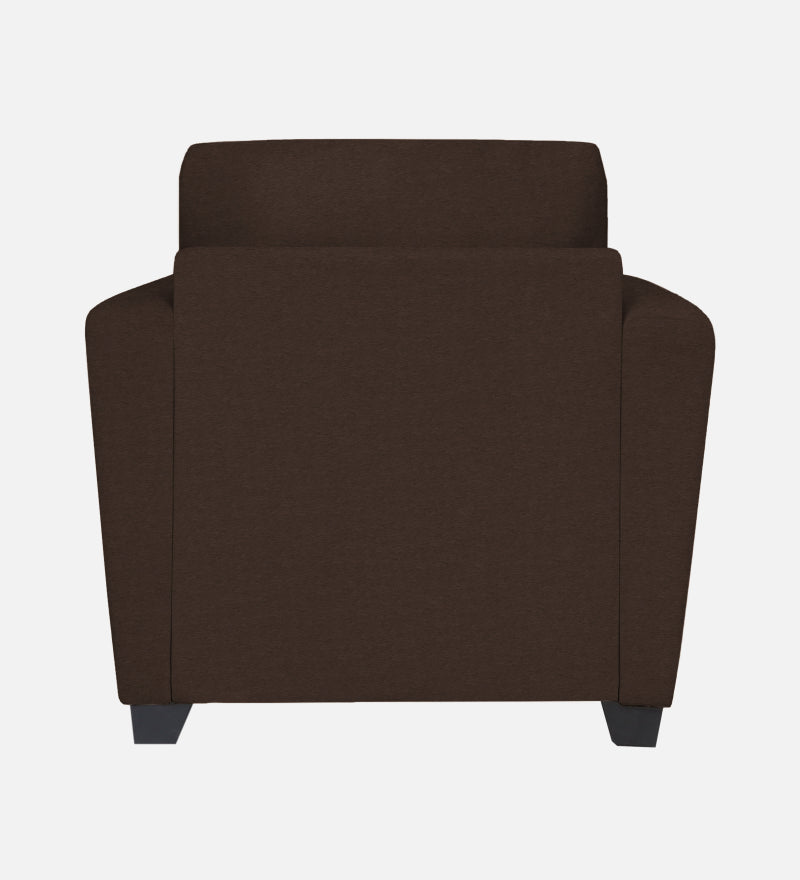 Ethos Fabric 1 Seater Sofa In Mahogany Color