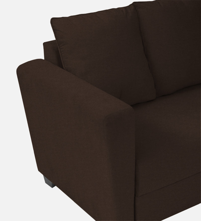 Ethos Fabric 1 Seater Sofa In Mahogany Color
