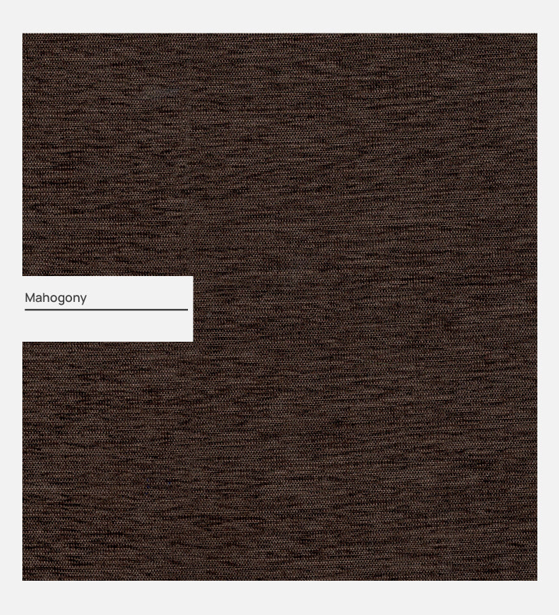 Ethos Fabric 1 Seater Sofa In Mahogany Color