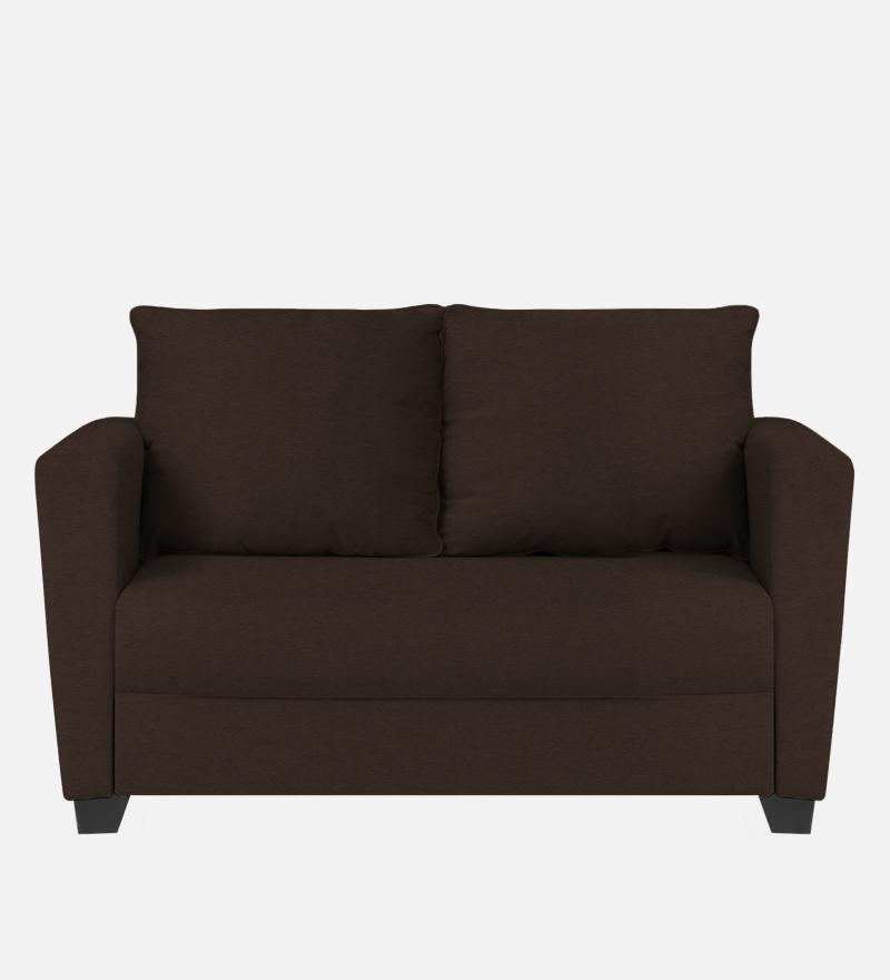 Ethos Fabric 2 Seater Sofa In Mahogany Color