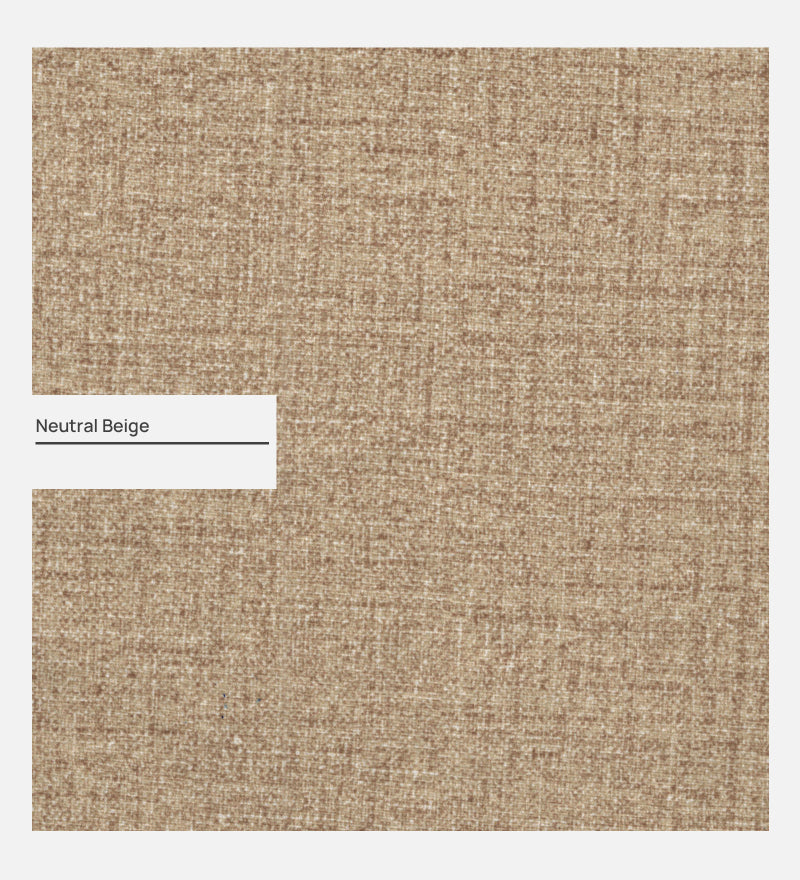 Ethos Fabric 1 Seater Sofa In Neutral Beige Color