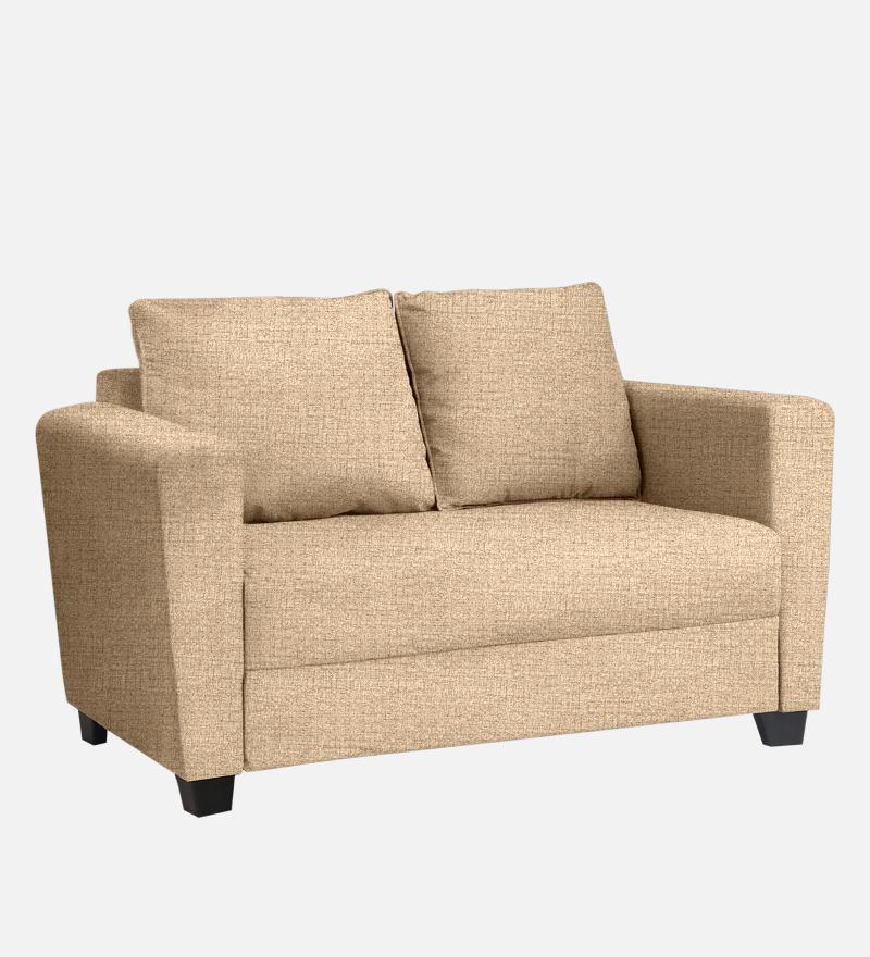 Ethos Fabric 2 Seater Sofa In Neutral Beige Color