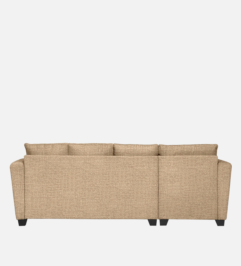 Ethos Fabric LHS 6 Seater Sofa In Neutral Beige Color