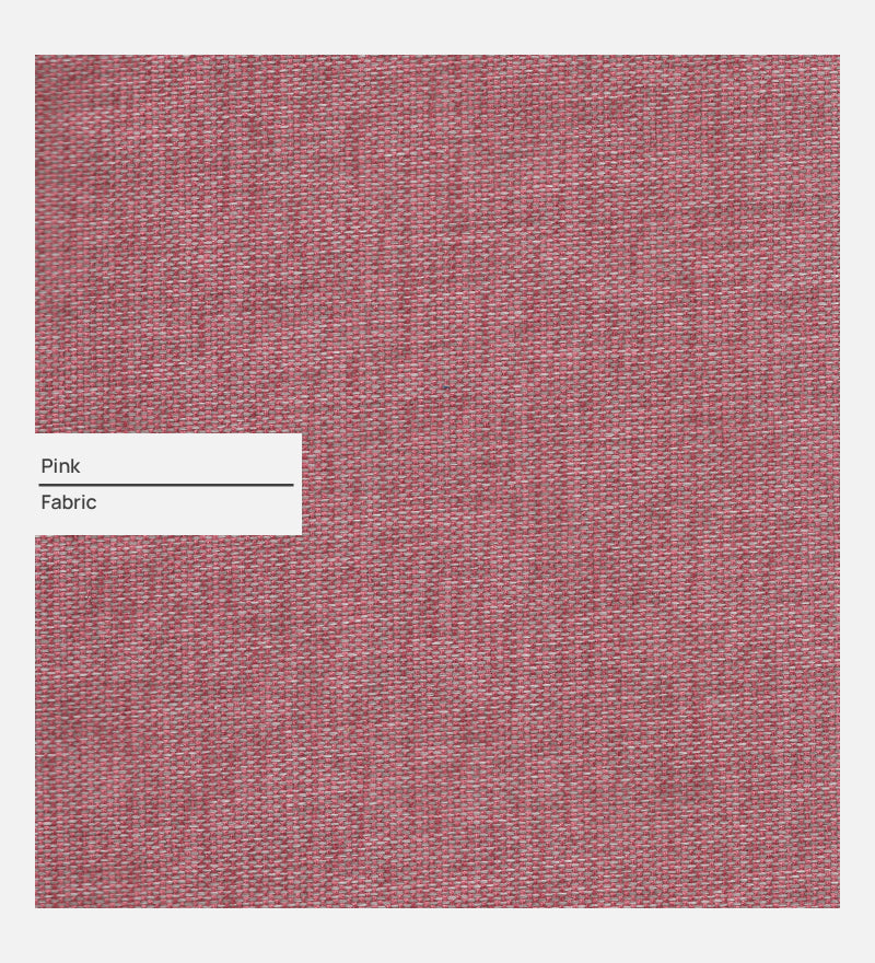 Ethos Fabric 1 Seater Sofa In Pink Color