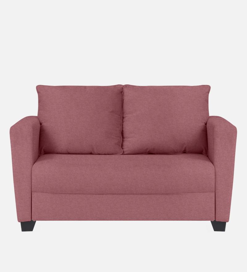 Ethos Fabric 2 Seater Sofa In Pink Color