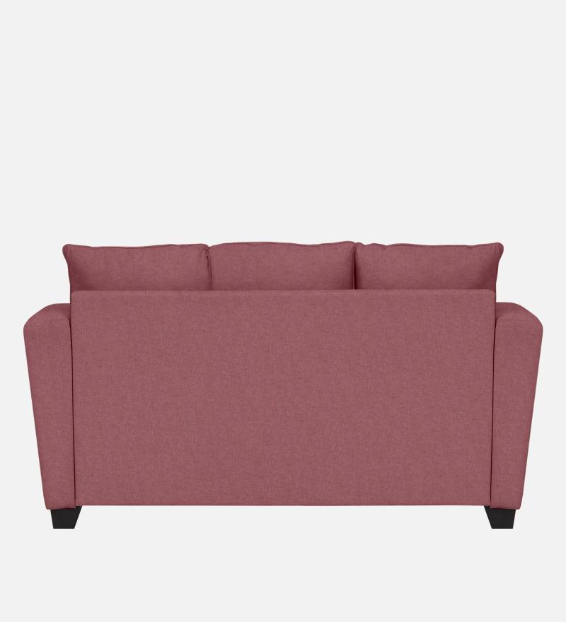 Ethos Fabric 3 Seater Sofa In Pink Color