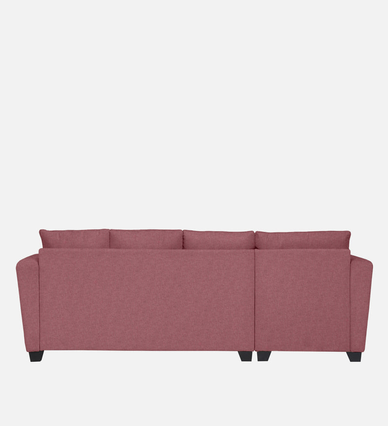 Ethos Fabric LHS 6 Seater Sofa In Pink Color