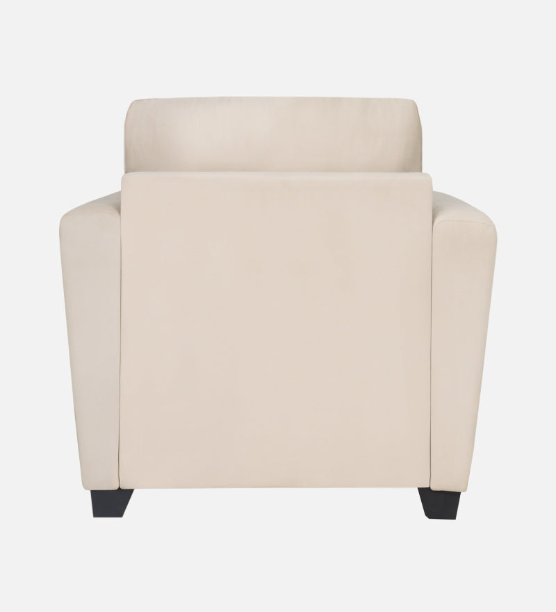 Ethos Velvet 1 Seater Sofa In Camel Beige Color