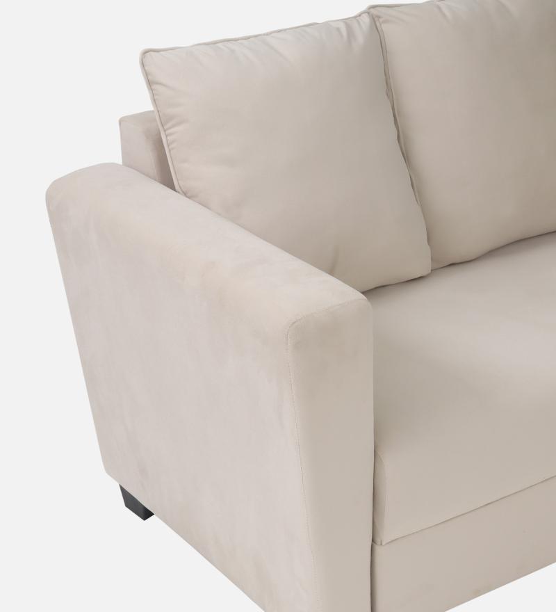 Ethos Velvet 2 Seater Sofa In Camel Beige Color