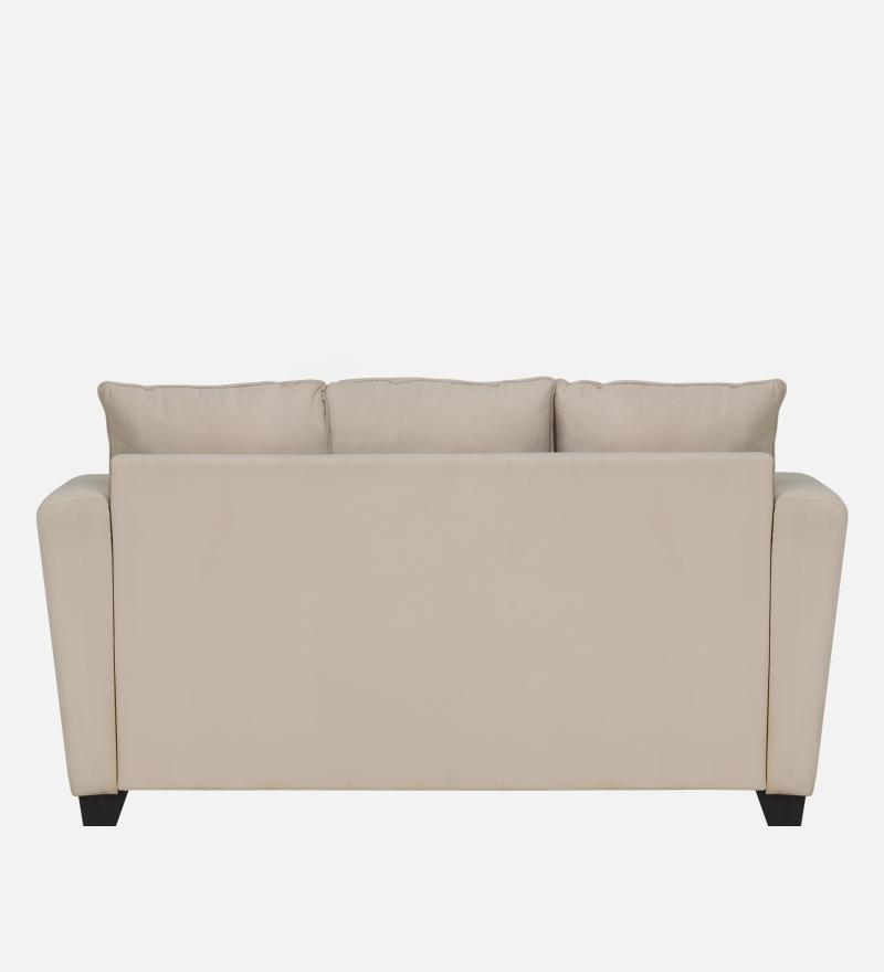 Ethos Velvet 3 Seater Sofa In Camel Beige Color