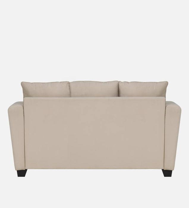 Ethos Velvet 3 Seater Sofa In Camel Beige Color