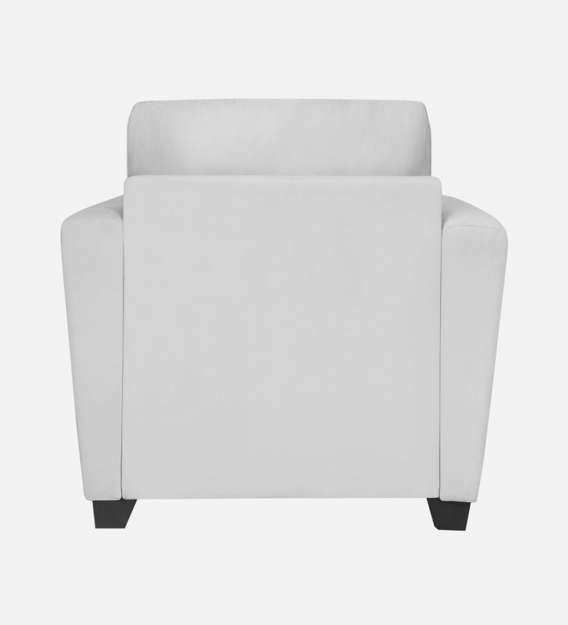 Ethos Velvet 1 Seater Sofa In Grey Color