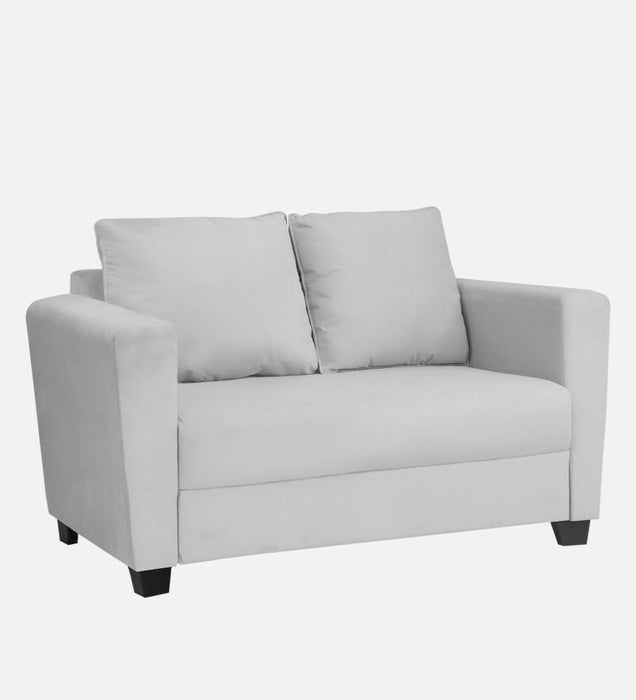 Ethos Valvet 2 Seater Sofa In Grey Color