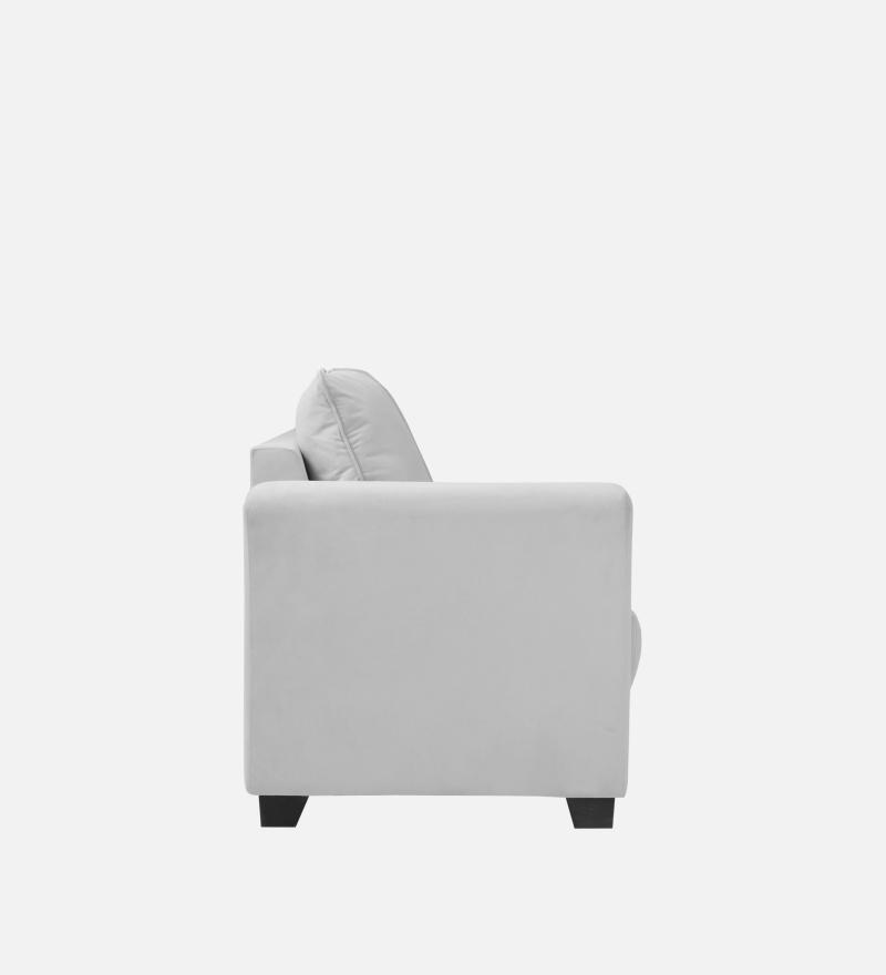 Ethos Velvet 3 Seater Sofa In Grey Color